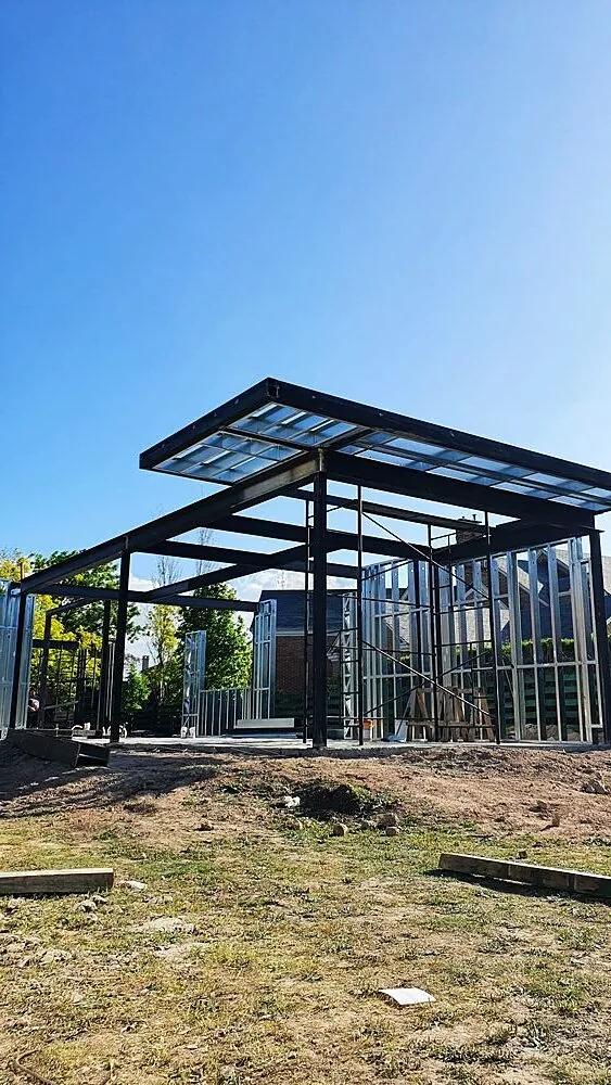 Casa Castores, estructura de steel frame